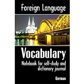 Overtop Picture of Foreign Language Vocabulary - German