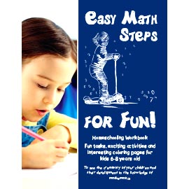 Overtop Picture of Easy Math Steps for Fun!