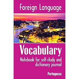 Overtop Picture of Foreign Language Vocabulary - Portuguese